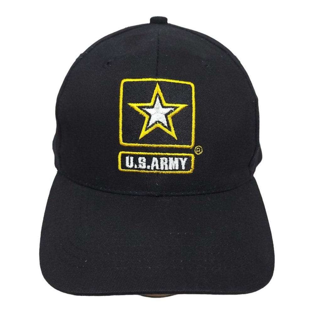 US Army Strapback Cap Go Army Trucker Patch Baseball Hat Black Army Strong
